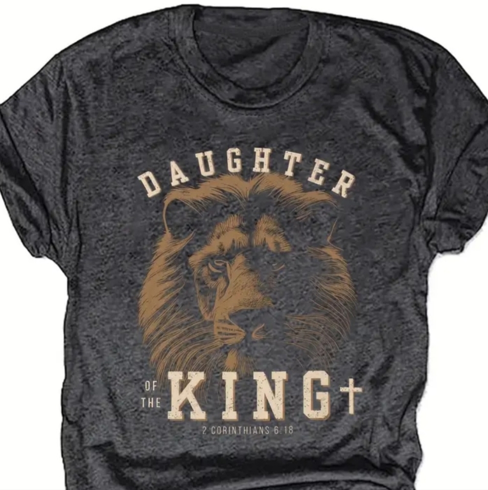 Daughter of the King T-Shirt XXL Grey NIP